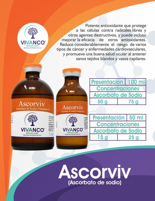 ASCORBATO DE SODIO Vial 100 ml 75 gr (China)