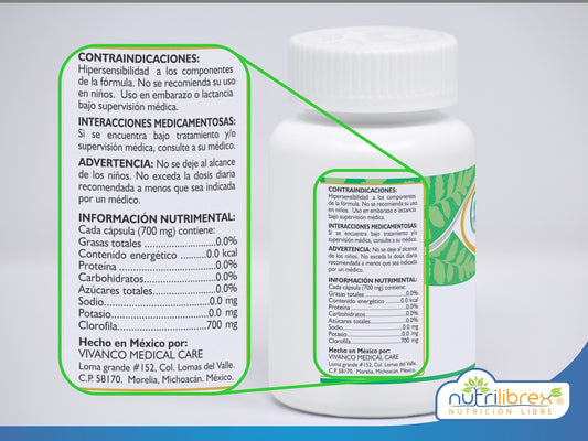 CLOROFILA 60 CAPSULAS (FRASCO)