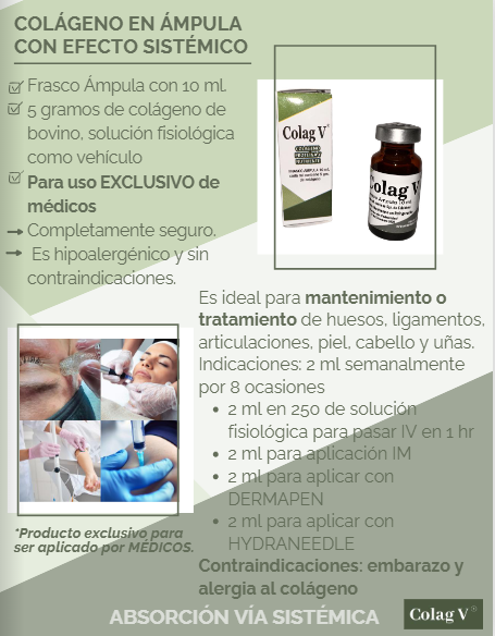 Colágeno sueroterapia