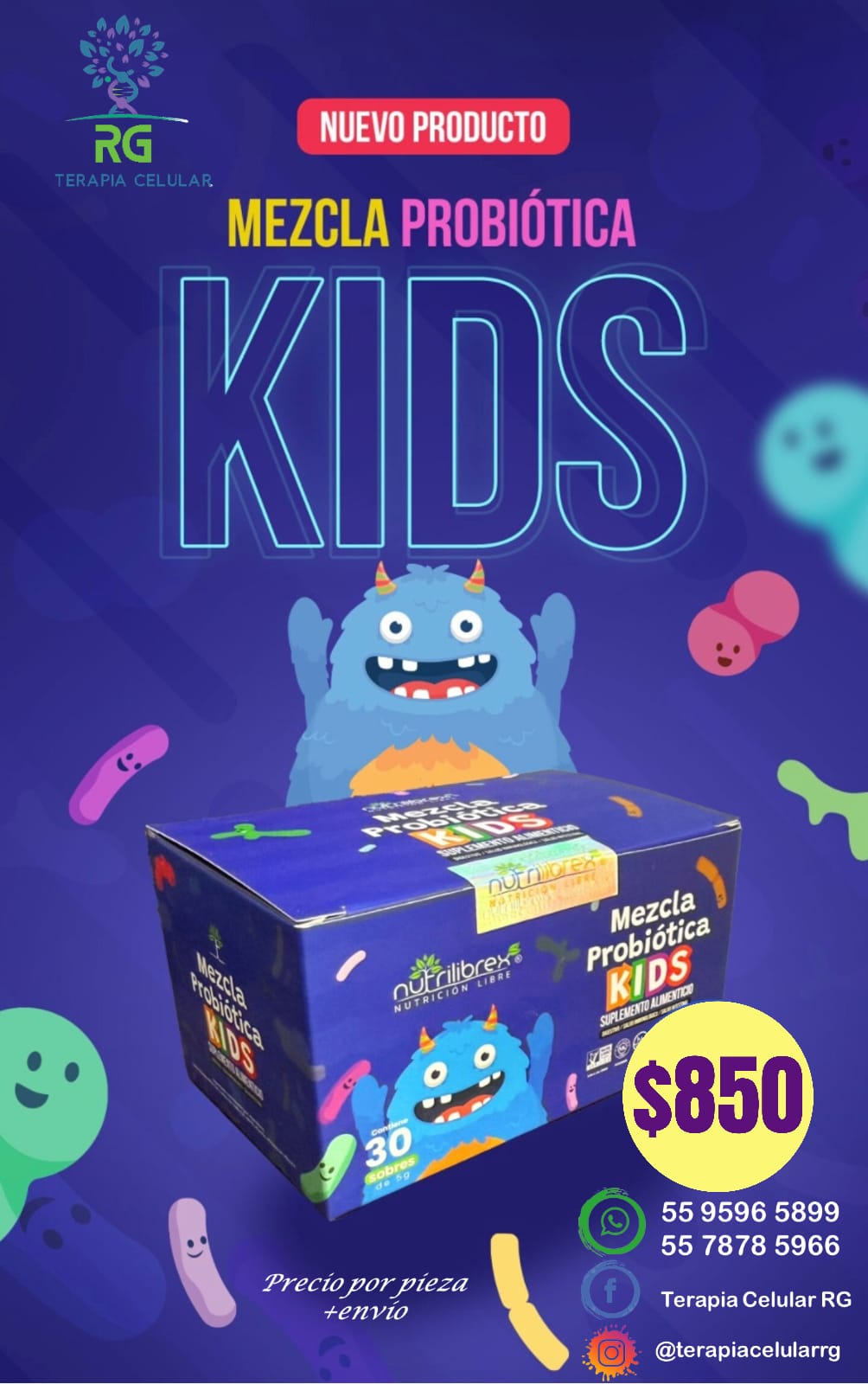 Mezcla probiótica Kids