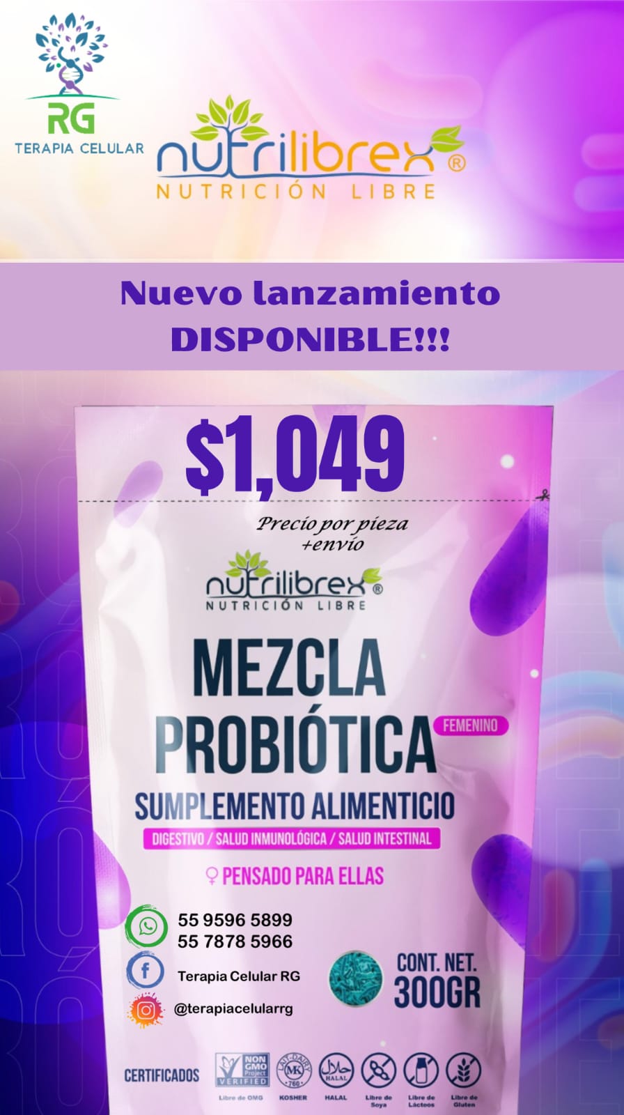Mezcla probiótica