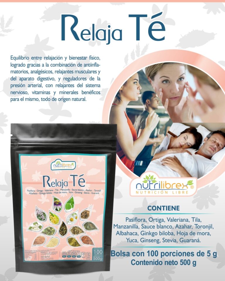 Relaja Té 100 porciones 5 gr