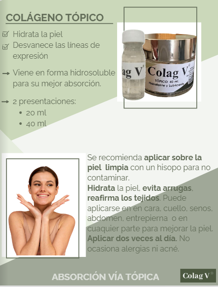 Colágeno tópico