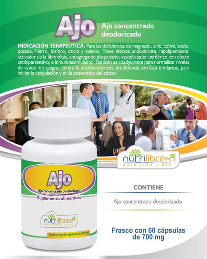 AJO 60 CAPSULAS (FRASCO)