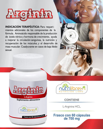 Arginnin 60 capsulas