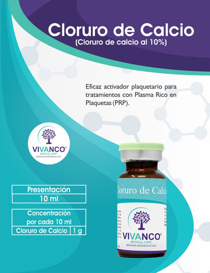 CLORURO DE CALCIO 10 % 10 ml