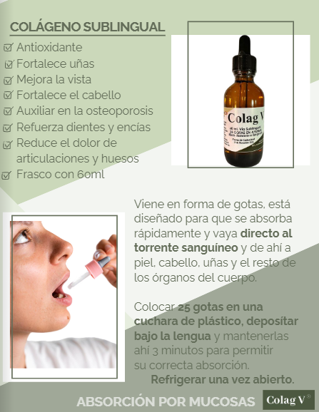 Colágeno sublingual