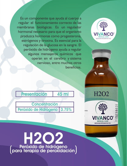 PEROXIDO DE HIDROGENO  (H2O2) /3.7 5%*