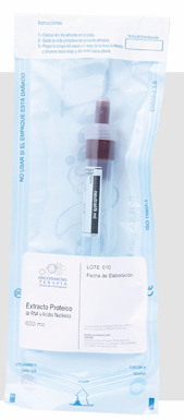 Extracto proteico de placenta (implante líquido) 600 mg en 5 ml.