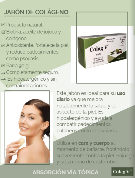 Colágeno jabón