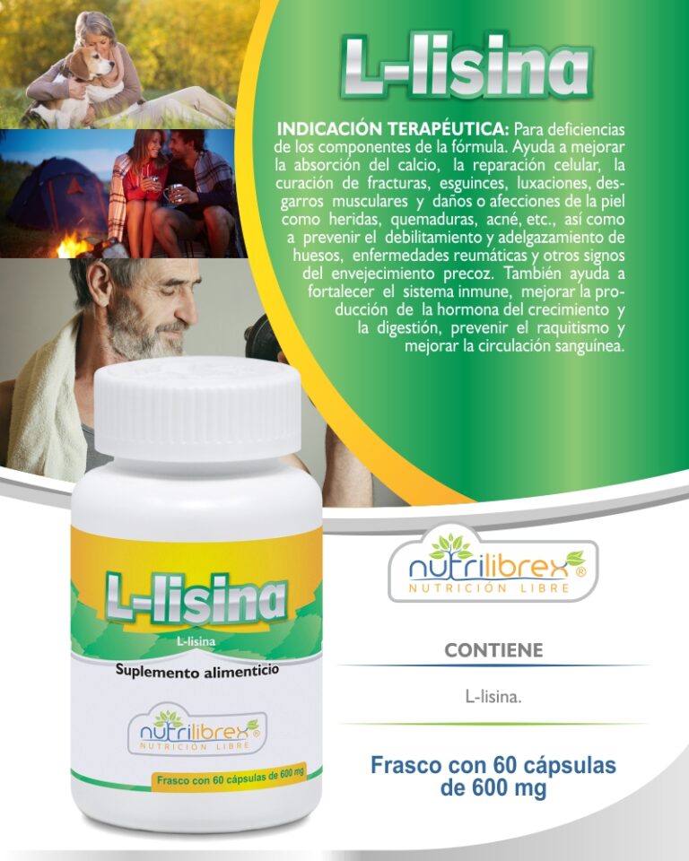 L LISINA 60 CAPSULAS (FRASCO)
