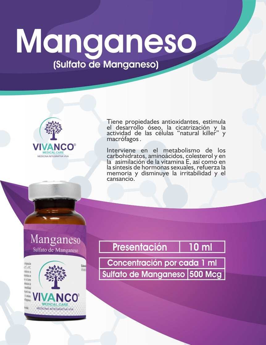 Sulfato de Manganeso 10 ml