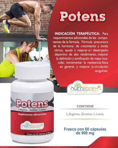 POTENS 60 CAPSULAS (FRASCO)