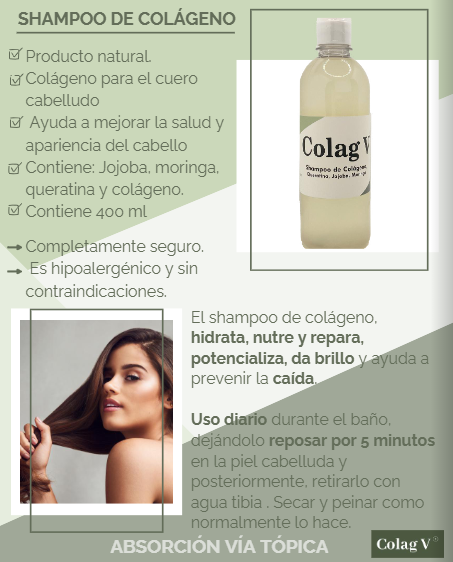Colágeno shampoo
