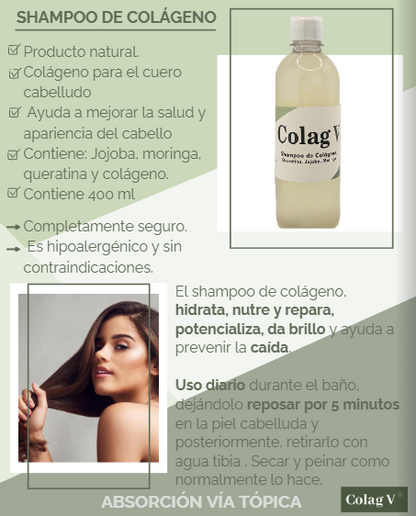 Colágeno shampoo