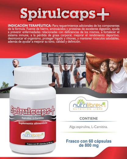 Spirulcaps+ 60 capsulas